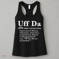 Uff Da Definition Women's Tank Top thumb 3