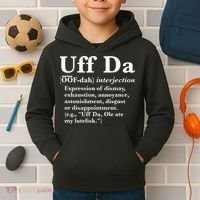 Uff Da Definition Kids Hoodie thumb 2