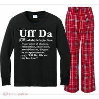 Uff Da Definition Kids Long Sleeve Plaid Pajama Set thumb 0