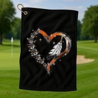 Unity Day Daisy We Wear Orange For Unity Day Golf Towel thumb 1