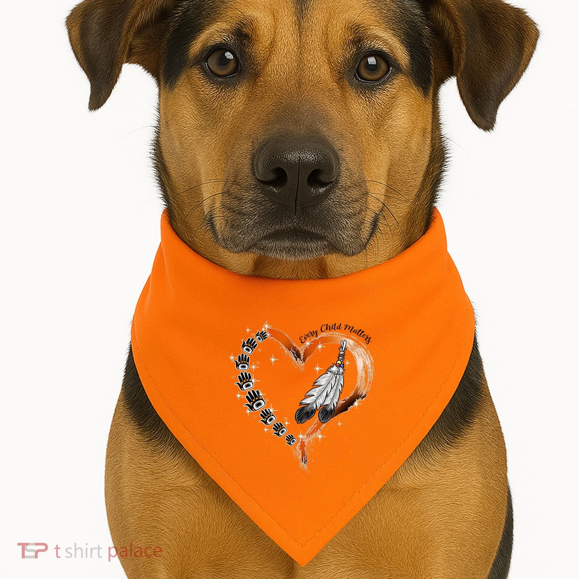 Unity Day Daisy We Wear Orange For Unity Day USA-Made Doggie Bandana