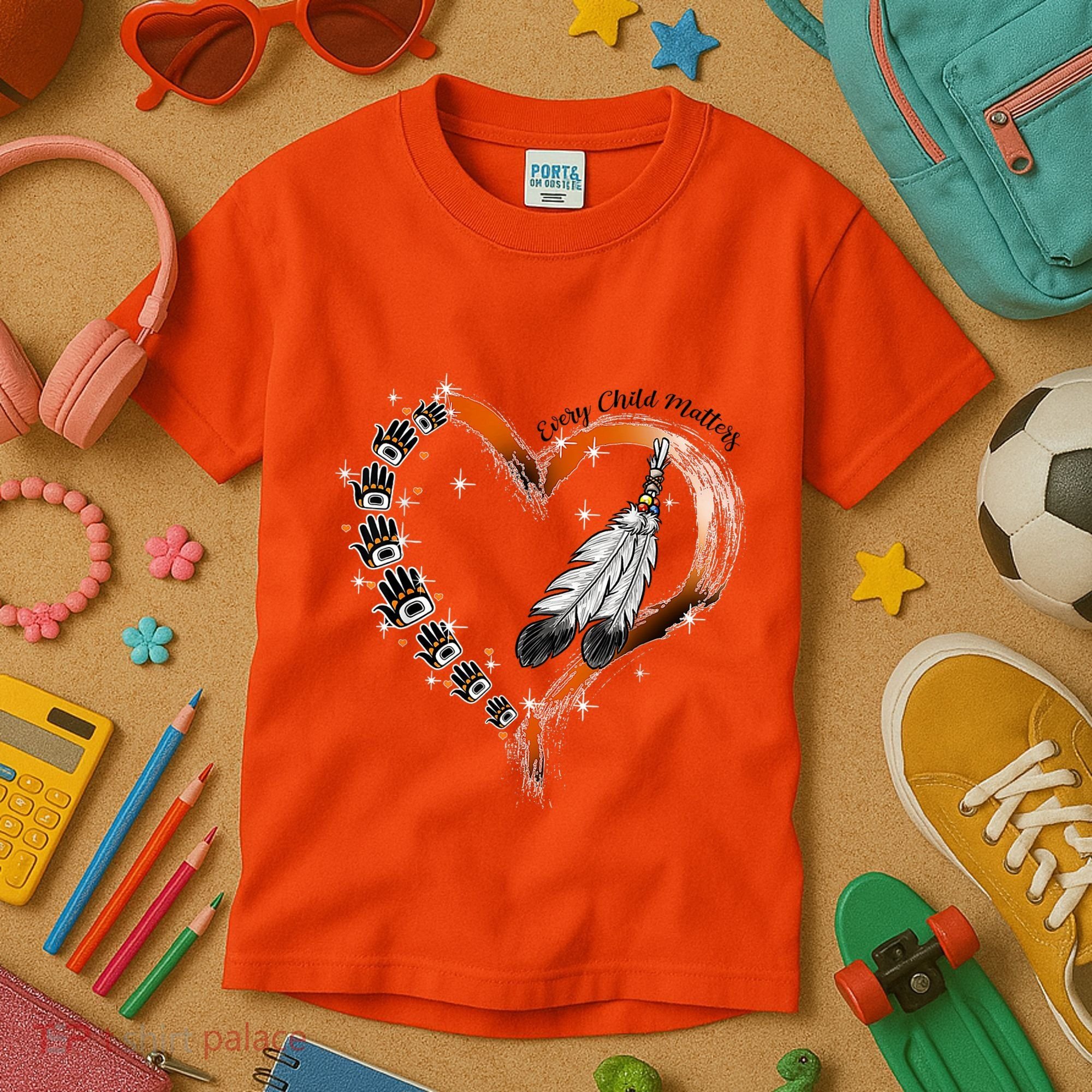 Unity Day Daisy We Wear Orange For Unity Day Kids T-Shirt