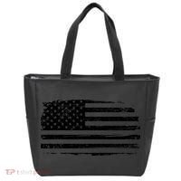 USA Distressed Flag Grunge Patriotic American Merica Pride Tote Bag thumb 0