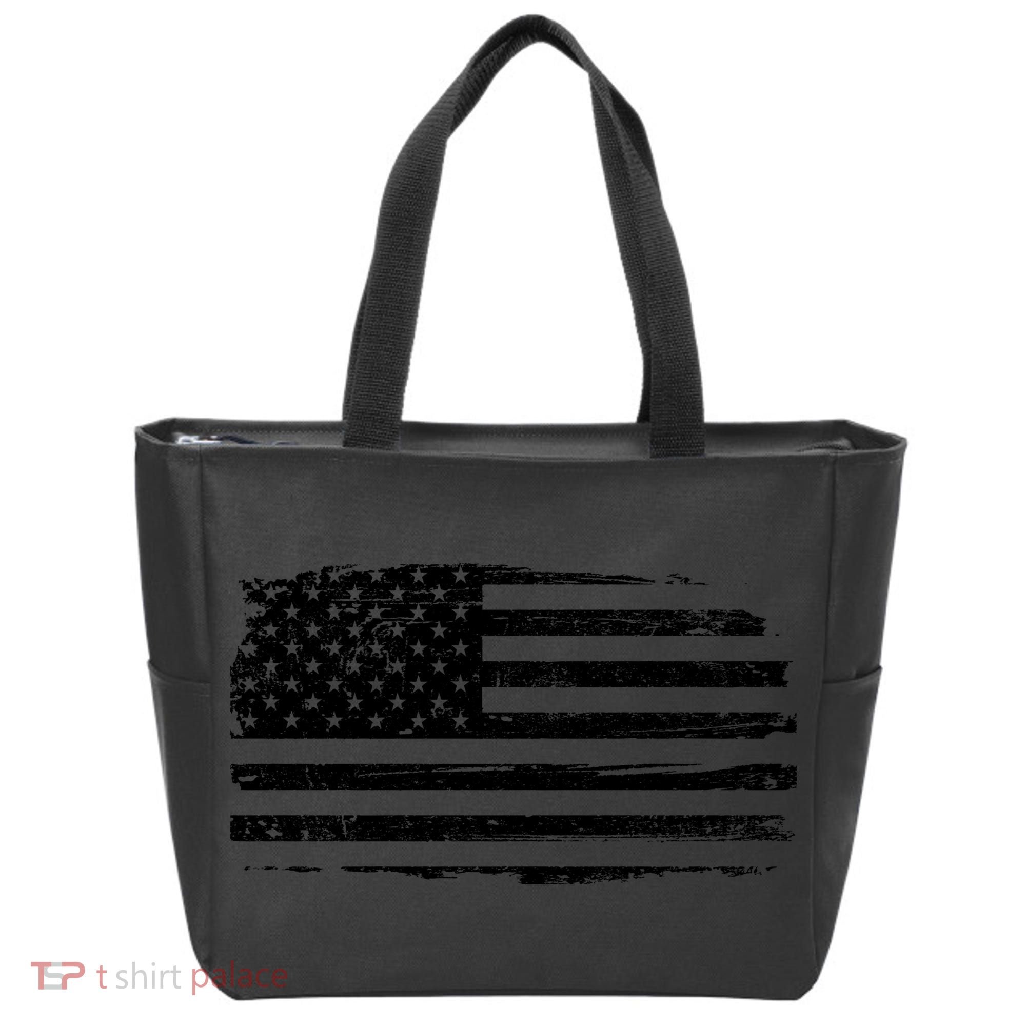 USA Distressed Flag Grunge Patriotic American Merica Pride Tote Bag