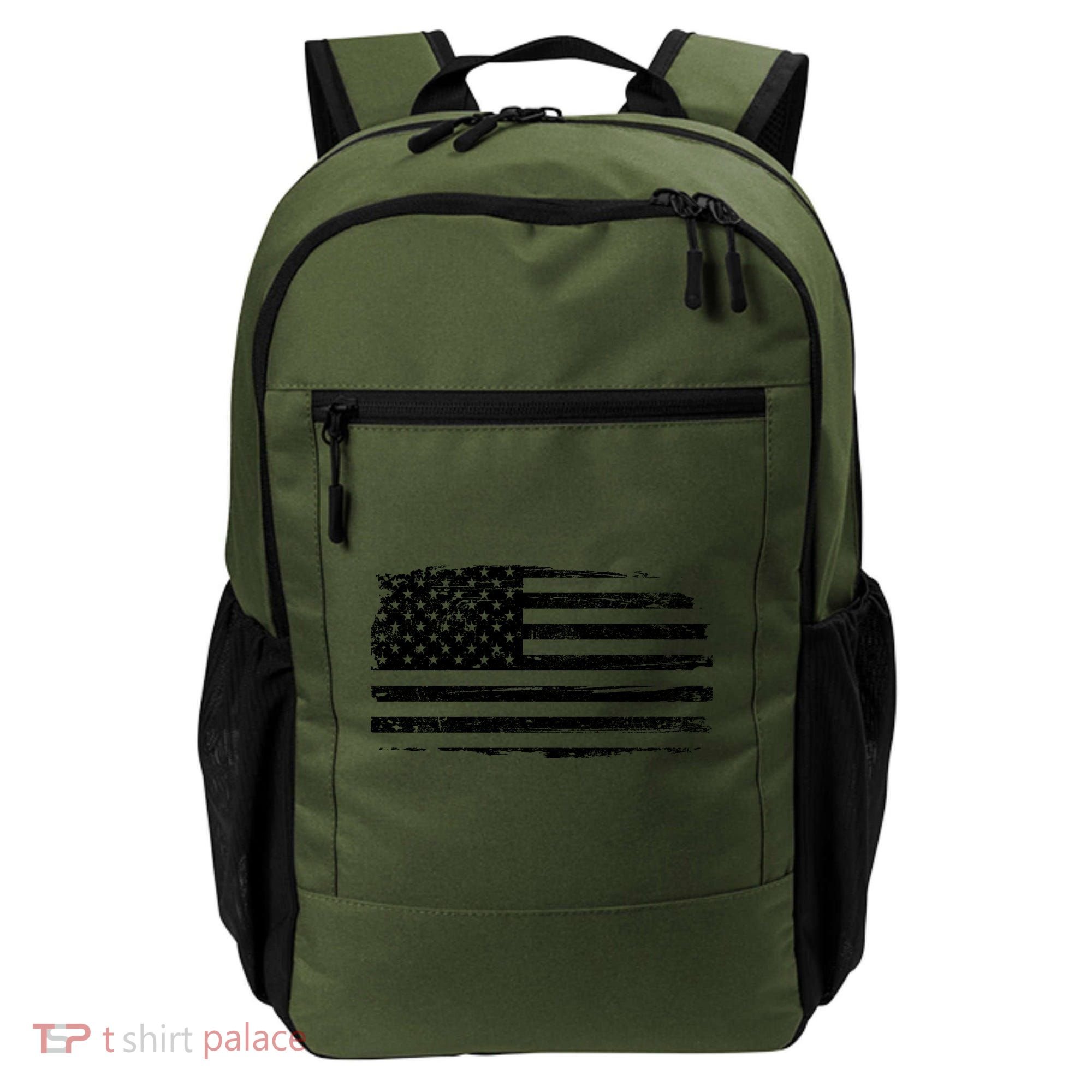USA Distressed Flag Grunge Patriotic American Merica Pride Backpack