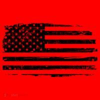 USA Distressed Flag Grunge Patriotic American Merica Pride Santa Hat thumb 1