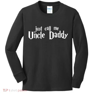 Uncle Daddy Funny Kids Long Sleeve Shirt