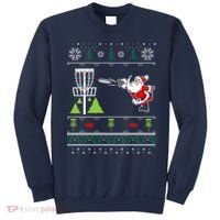 Ugly Disc Golf Santa Christmas Sweater Funny Xmas Frolf Sweatshirt thumb 0