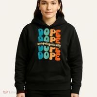 Unapologetically Dope Groovy Retro Black History Month Hoodie thumb 5