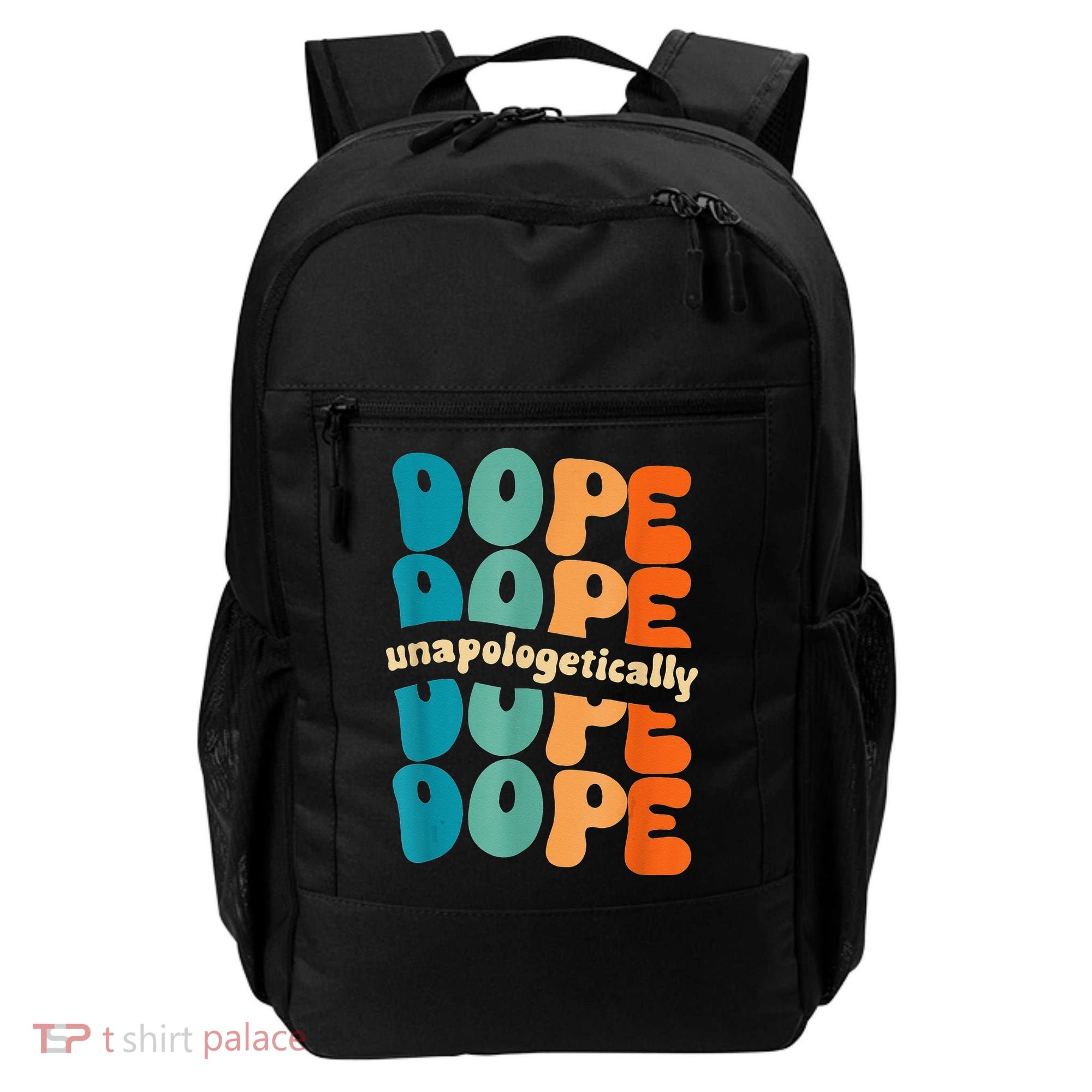 Unapologetically Dope Groovy Retro Black History Month Backpack