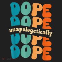 Unapologetically Dope Groovy Retro Black History Month Beanie thumb 2