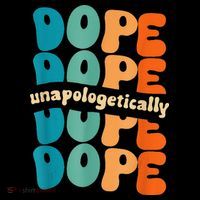 Unapologetically Dope Groovy Retro Black History Month Mousepad thumb 1