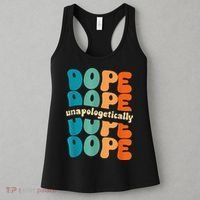 Unapologetically Dope Groovy Retro Black History Month Women's Tank Top thumb 3