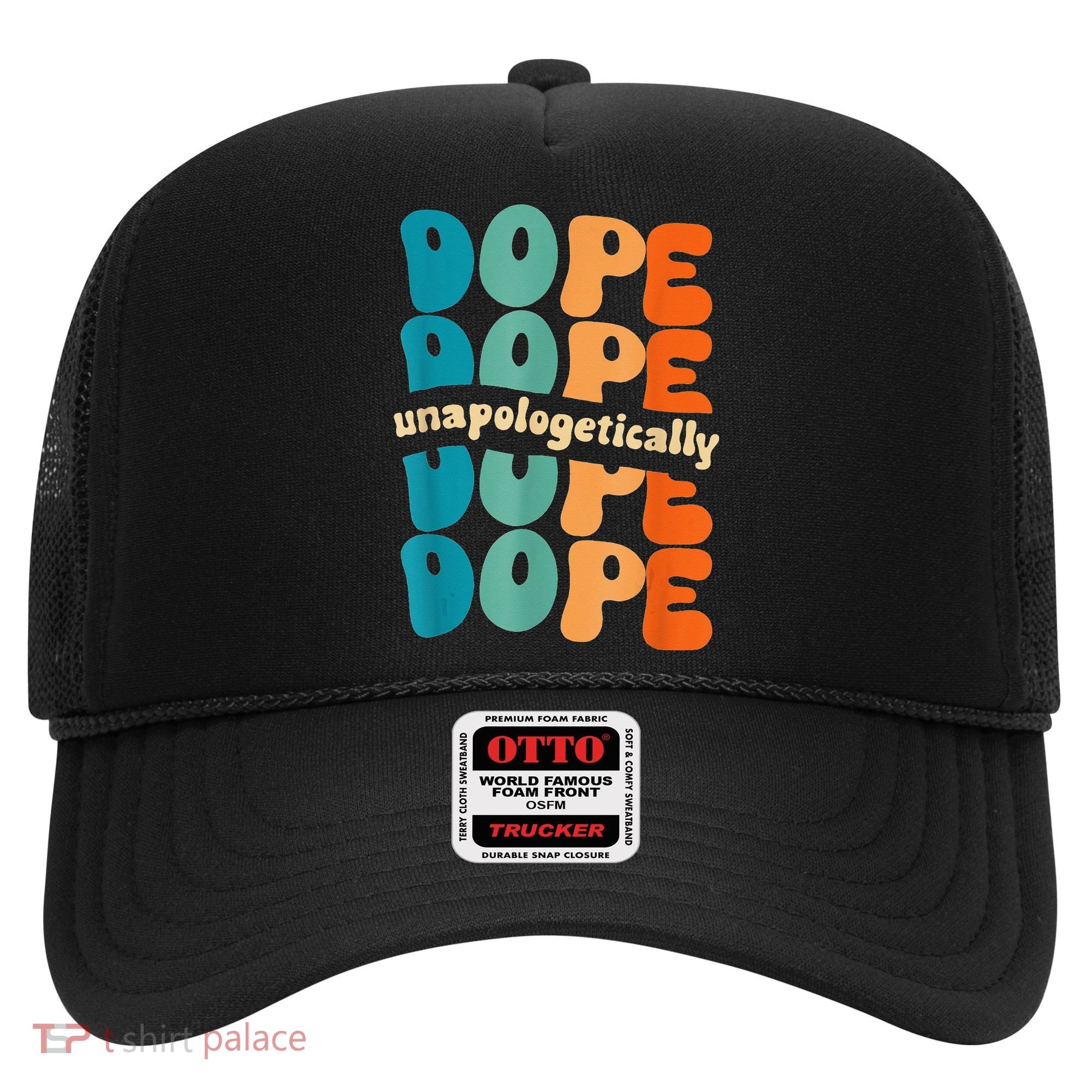 Unapologetically Dope Groovy Retro Black History Month Hat
