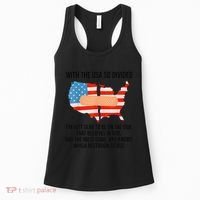 Usa Divided IM Just Glad To Be On The Side Believes In God Women's Tank Top thumb 0