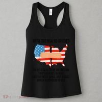 Usa Divided IM Just Glad To Be On The Side Believes In God Women's Tank Top thumb 3