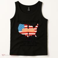 Usa Divided IM Just Glad To Be On The Side Believes In God Tank Top thumb 2
