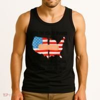Usa Divided IM Just Glad To Be On The Side Believes In God Tank Top thumb 3