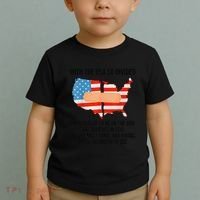 Usa Divided IM Just Glad To Be On The Side Believes In God Toddler T-Shirt thumb 2