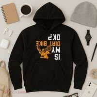 Upside Down Is My Dirt Bike Ok For Dirt Bikers Hoodie thumb 3