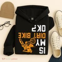 Upside Down Is My Dirt Bike Ok For Dirt Bikers Hoodie thumb 4