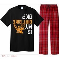 Upside Down Is My Dirt Bike Ok For Dirt Bikers Pajama Set thumb 0
