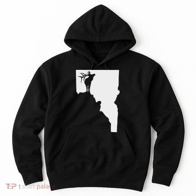 Upside Down Idaho Elk Hoodie