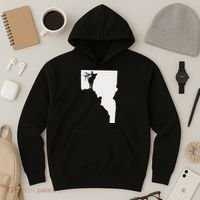 Upside Down Idaho Elk Hoodie thumb 3