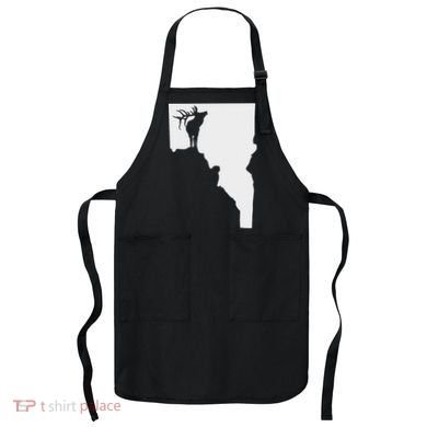Upside Down Idaho Elk Apron