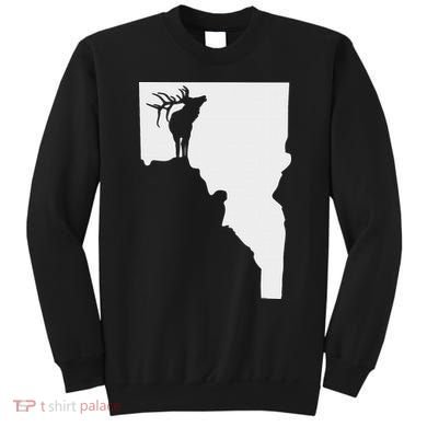 Upside Down Idaho Elk Sweatshirt