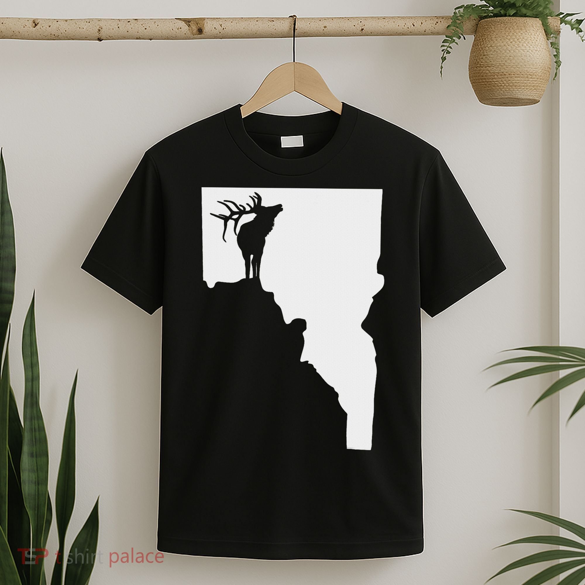 Upside Down Idaho Elk T-Shirt