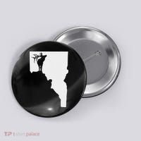 Upside Down Idaho Elk Button thumb 0