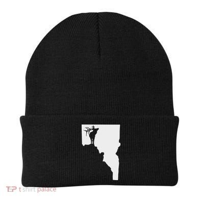Upside Down Idaho Elk Beanie