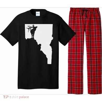 Upside Down Idaho Elk Pajama Set
