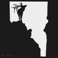 Upside Down Idaho Elk Polo thumb 3