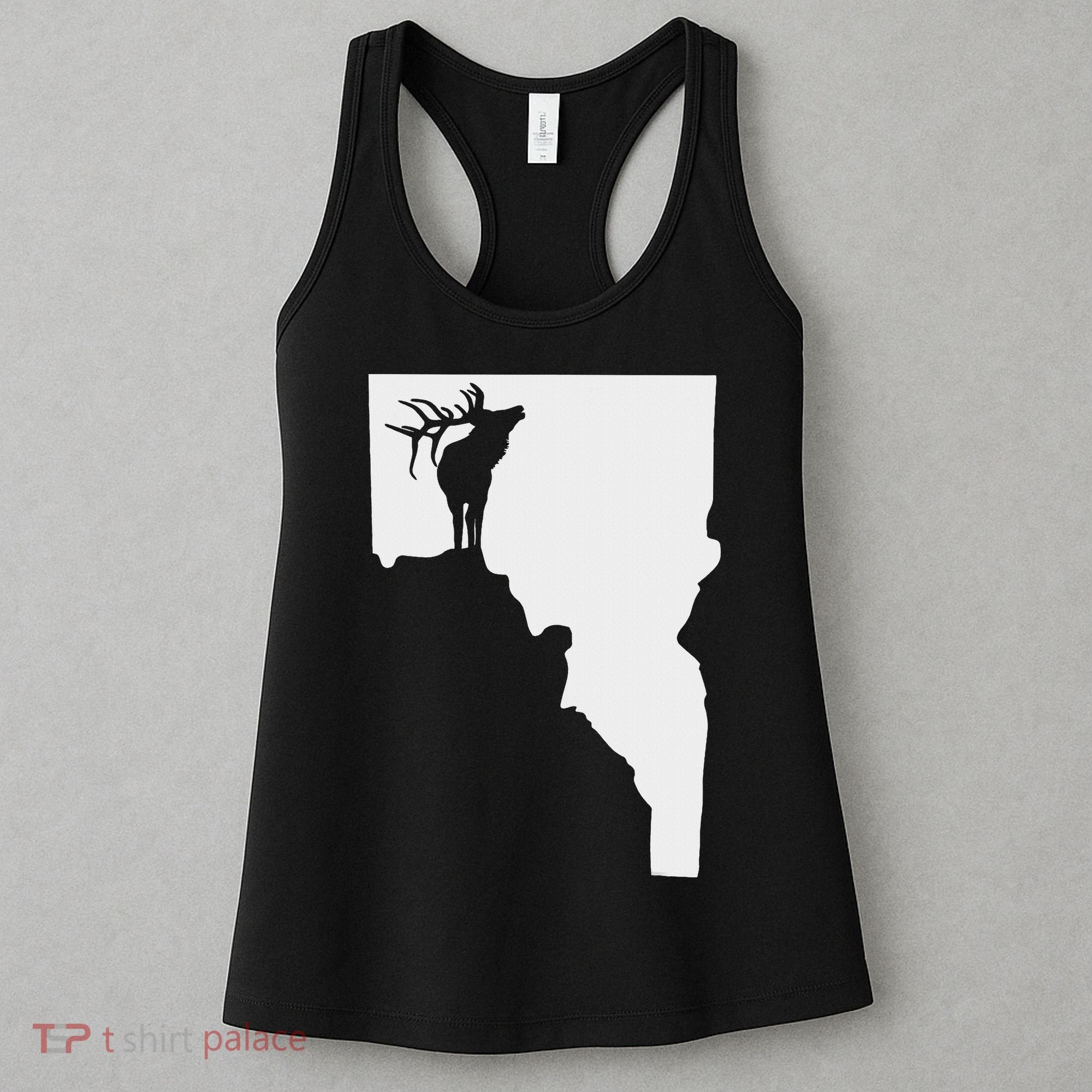 Upside Down Idaho Elk Women's Tank Top