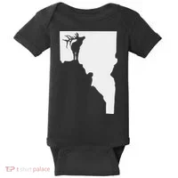 Upside Down Idaho Elk Baby Bodysuit thumb 0