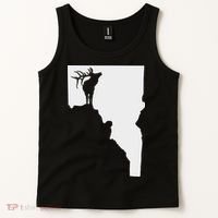 Upside Down Idaho Elk Tank Top thumb 2