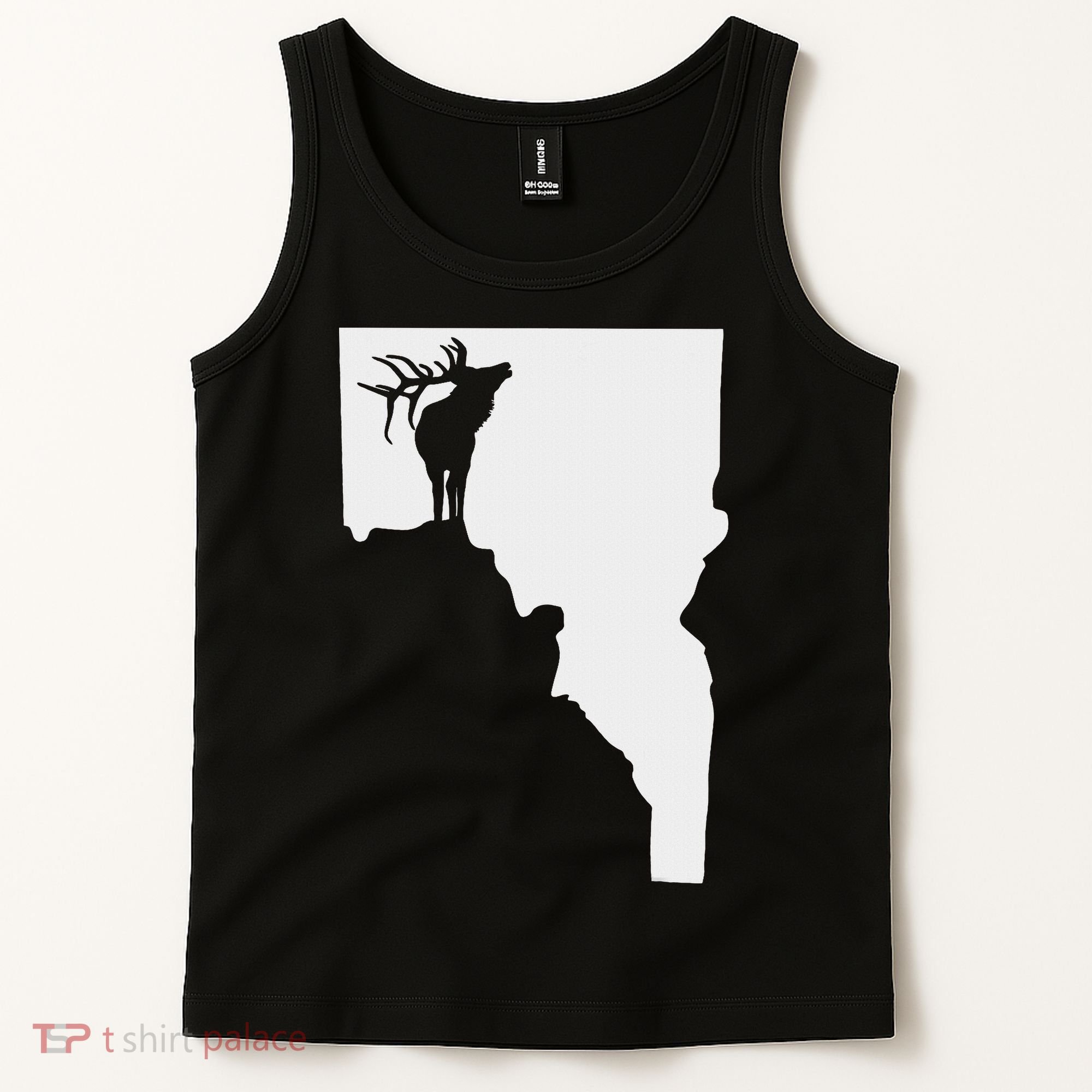 Upside Down Idaho Elk Tank Top