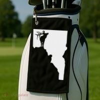 Upside Down Idaho Elk Golf Towel thumb 2