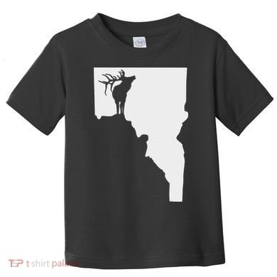 Upside Down Idaho Elk Toddler T-Shirt
