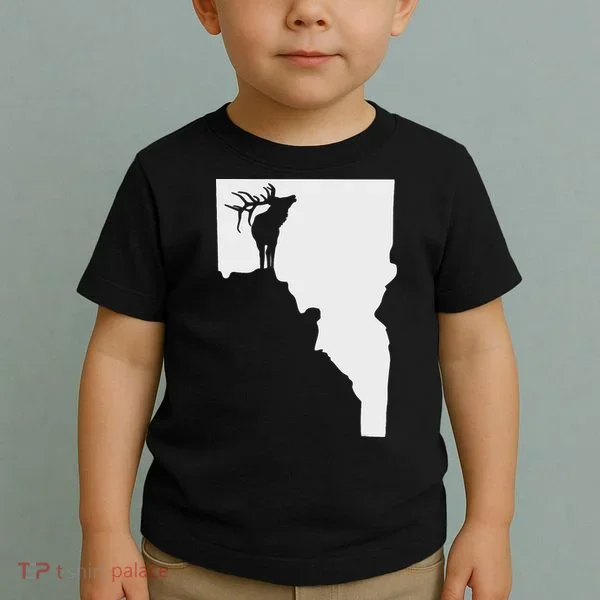 Upside Down Idaho Elk Toddler T-Shirt