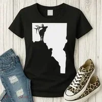 Upside Down Idaho Elk Women's T-Shirt thumb 3