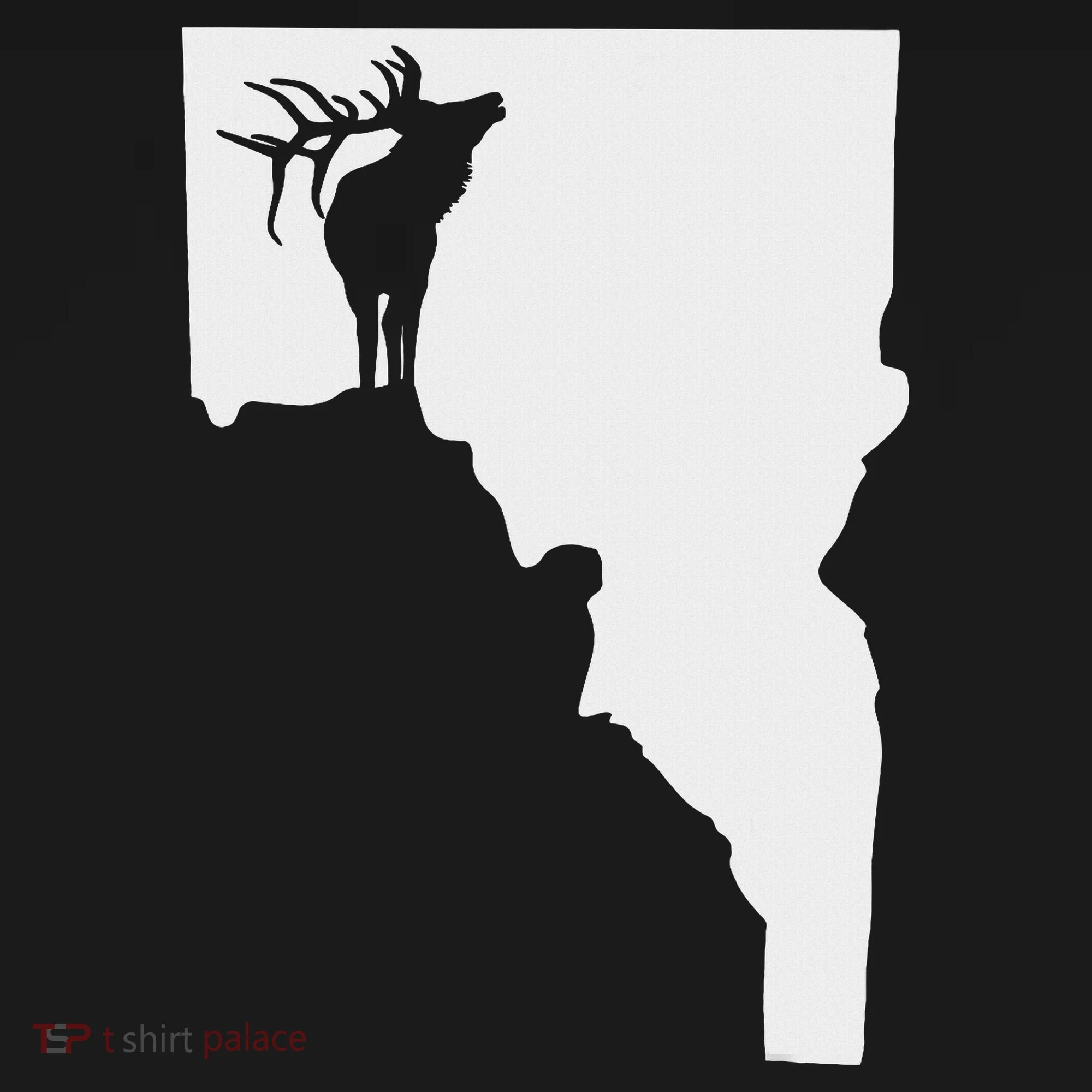 Upside Down Idaho Elk Women's T-Shirt