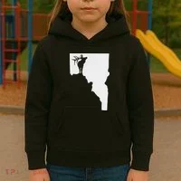 Upside Down Idaho Elk Kids Hoodie thumb 3