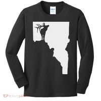Upside Down Idaho Elk Kids Long Sleeve Shirt thumb 0