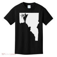 Upside Down Idaho Elk Kids T-Shirt thumb 0