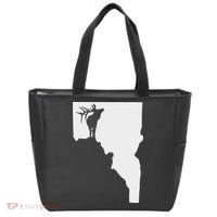 Upside Down Idaho Elk Tote Bag thumb 0