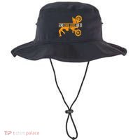 Upside Down Is My Dirt Bike Ok For Dirt Bikers Bucket Hat thumb 0