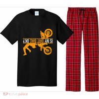Upside Down Is My Dirt Bike Ok For Dirt Bikers Pajama Set thumb 0